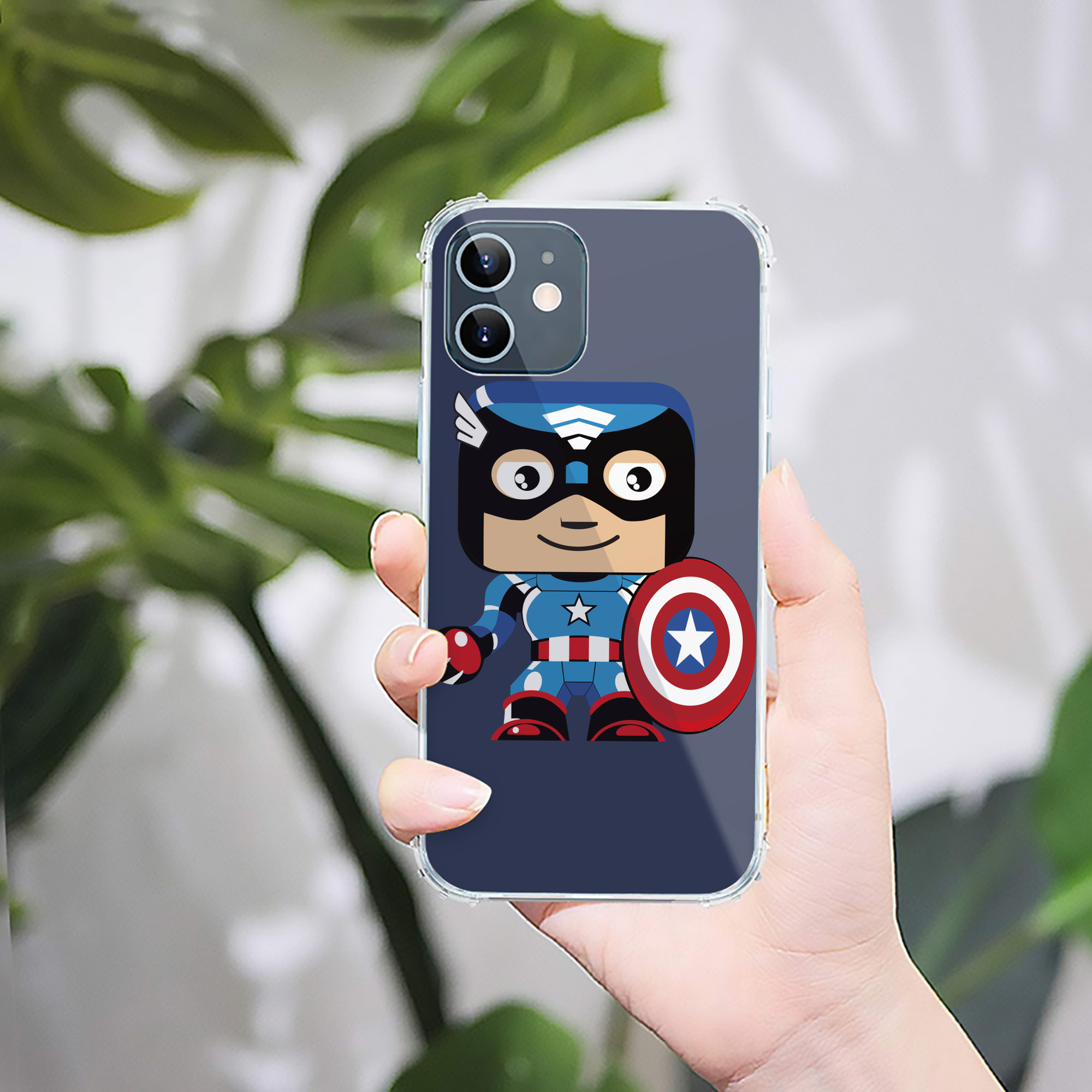 （画像用） アベンジャーズ The Avengers 【iPhone 12シリーズ対応】透明スマホケース（クリアソフトケース）